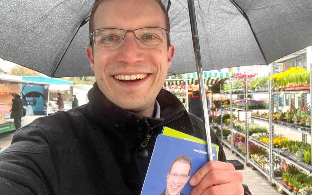 Auf dem Wochenmarkt in Waldbronn