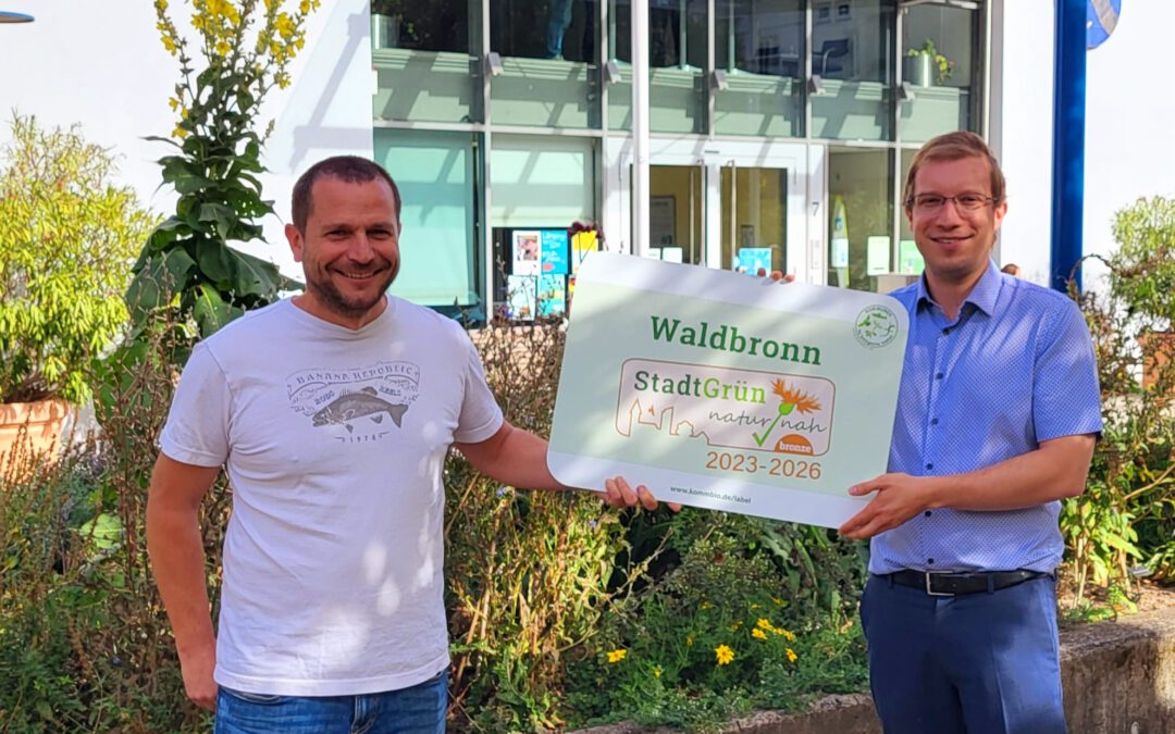 Waldbronn erhält Label „StadtGrün naturnah“