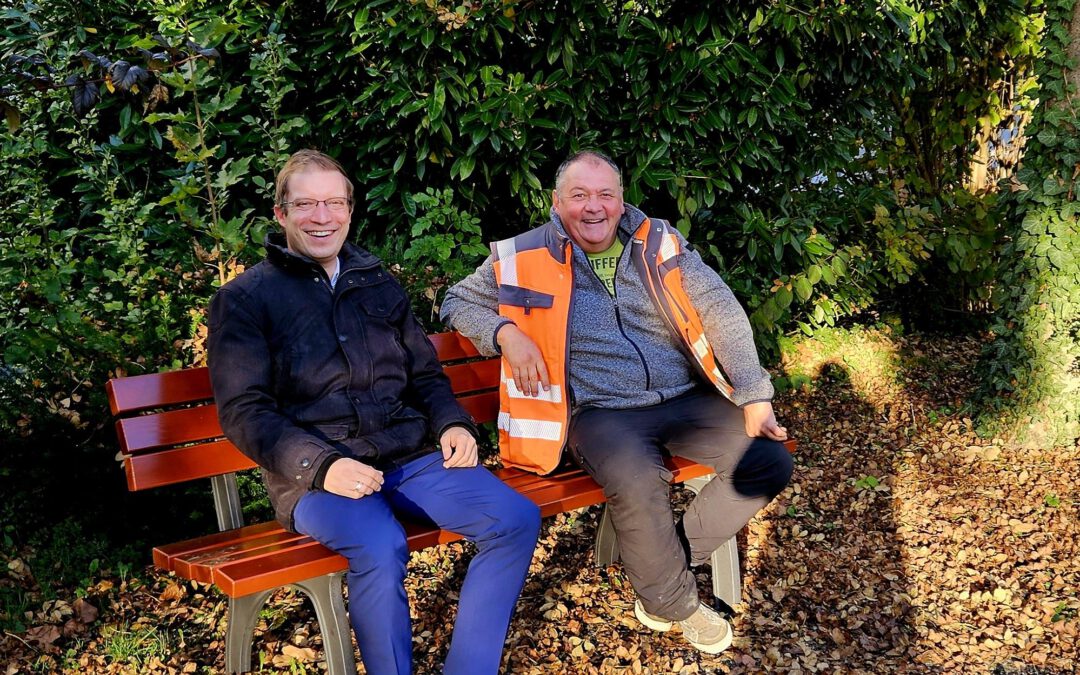 Sitzgelegenheiten in der Talstraße erneuert